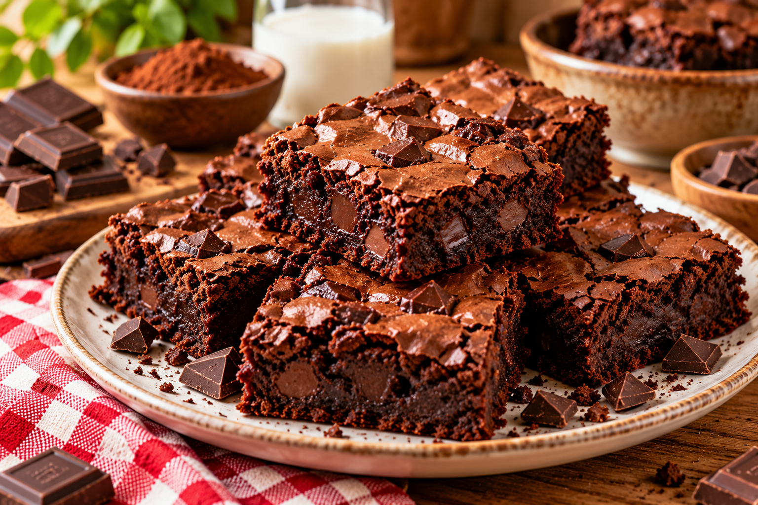 brownie recept
